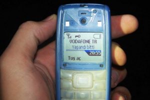 Telefondaki yazı her şeyin &ouml;zetiydi