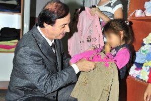 Keskin bayram &ouml;ncesi &ccedil;ocukları sevindirdi