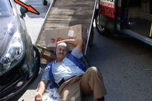 Bin yılda bir olacak inanılmaz kaza