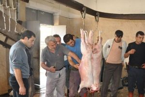 Kurban kesmeyi &ouml;ğrenip sertifika aldılar