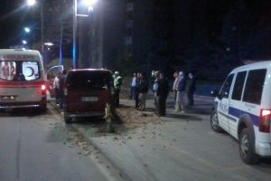 Sivas'ta kaza ucuz atlatıldı