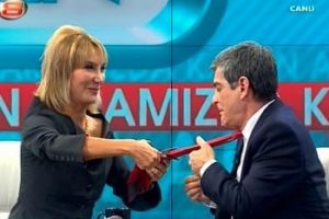 Yasemin Bozkurt'un Sacit Aslan'ı kızdıran şakası