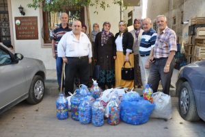 Alemdar sakinlerinden engellilere destek