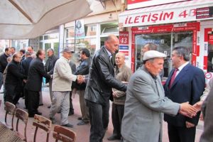 Hisarcık'ta toplu bayramlaşma t&ouml;reni