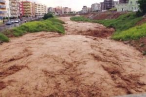Şanlıurfa'da sel: Y&uuml;zlerce ara&ccedil; yollarda kaldı