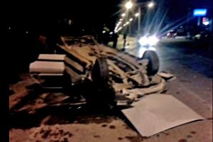 Kozan'da otomobil takla attı:1 yaralı