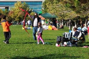 Bayramın keyfini parklarda &ccedil;ıkardılar