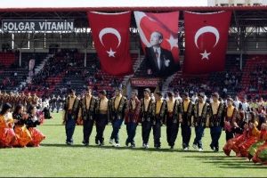 Gaziantep'te Cumhuriyet bayramı coşkusu