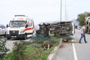 Trabzon'da trafik kazası: 1 yaralı
