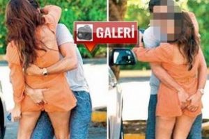 Yol ortasında &ouml;p&uuml;c&uuml;k yağmuru...