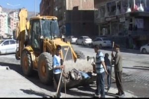 Hakkari'de olayların izleri siliniyor
