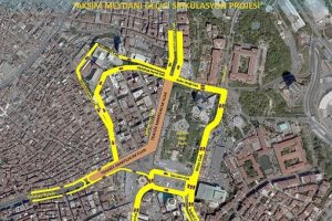 Taksim meydanı trafiğe kapatılıyor