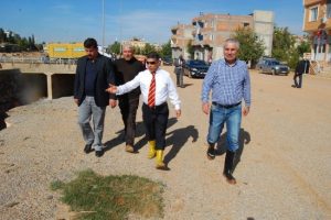 Oğuzeli'nde sel sonrası inceleme