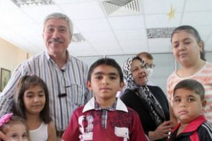 Kendi 7 yaşında b&ouml;breği ise...