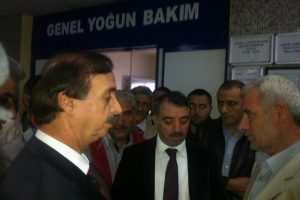 Keskin'den İlker Kaya ve ailesine ziyaret