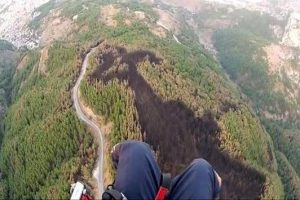 Yangının acı bilan&ccedil;osu havadan g&ouml;r&uuml;nt&uuml;lendi