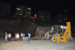 Kuşadası'nda heyelan