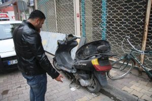 Ş&uuml;pheli motosiklet, polisi harekete ge&ccedil;irdi