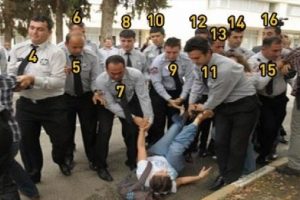 16 g&uuml;venlik g&ouml;revlisi zor &ccedil;ıkardı!