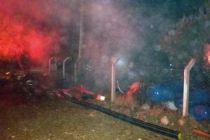 Elektrik trafosuna yıldırım d&uuml;şt&uuml;