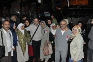 İlk hacı kafilesi d&ouml;nd&uuml;
