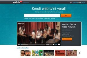 D&uuml;nyada bir ilk! Sen de kendi web.tv'ni web.tv ismi ile yarat