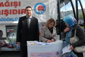 Halk Pazarı'nda organ bağışı tanıtımı