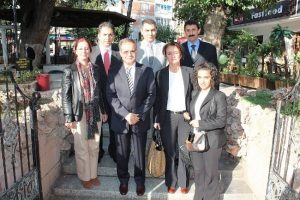 G&ouml;&ccedil; b&uuml;rosu heyeti, Vali Tapsız'ı ziyaret etti