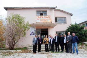 Atıl durumdaki fabrikaya inceleme