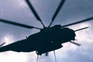 "Helikopter ikiye b&ouml;l&uuml;nm&uuml;ş"