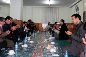 Sabah namazında cami cemaati ile buluştu