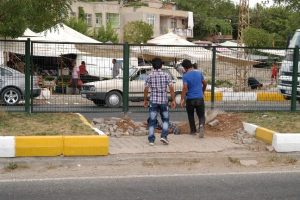 Vatandaşlar &uuml;st ge&ccedil;it yerine tel &ouml;rg&uuml;den ge&ccedil;iyor