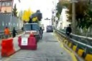 Kontrolden &ccedil;ıkan vin&ccedil;ten zor kurtuldu