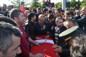 Şehadet haberi doğduğu g&uuml;n gelmiş