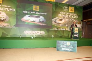 Konya'nın yeni stadının tanıtımı yapıldı