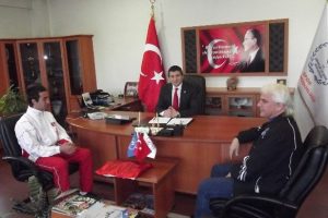 Şampiyonlar Mete'yi ziyaret etti