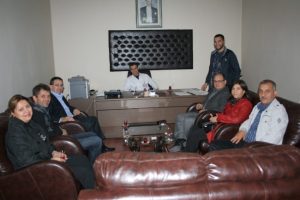 Yeni başhekime siyaset&ccedil;i ziyareti