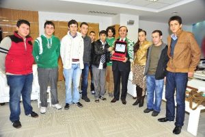 Keskin'e Bursasporlu Legend Texas'tan plaket