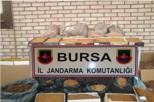 Bursa'da ka&ccedil;ak sigara operasyonu