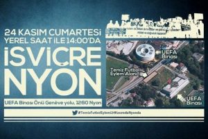 Trabzonspor taraftarı UEFA &ouml;n&uuml;nde eylem yapacak