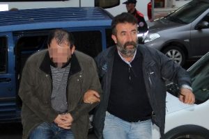 Cinayet zanlısı adliyede