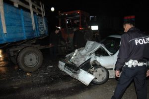 Elbistan'da trafik kazası: 1 yaralı