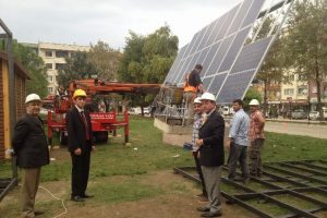 G&uuml;rsu' da g&uuml;neşten enerji &uuml;retimi başladı