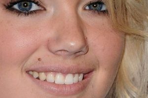Kate Upton'ın bıyıkları herkesi şaşırttı