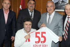Samsunspor y&ouml;netiminden PTT ziyareti