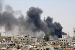 Suriye helikopteri Resulayn'ı bombaladı