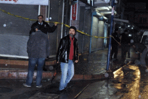 Mersin'de iş yerine ses bombası atıldı