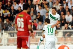 Bursaspor Nazilli'de "TUR"ladı