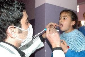 Okullarda &uuml;cretsiz sağlık taraması &ouml;rnek oldu