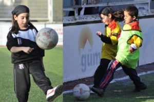 'Evcilik'' yerine futbol oynuyor